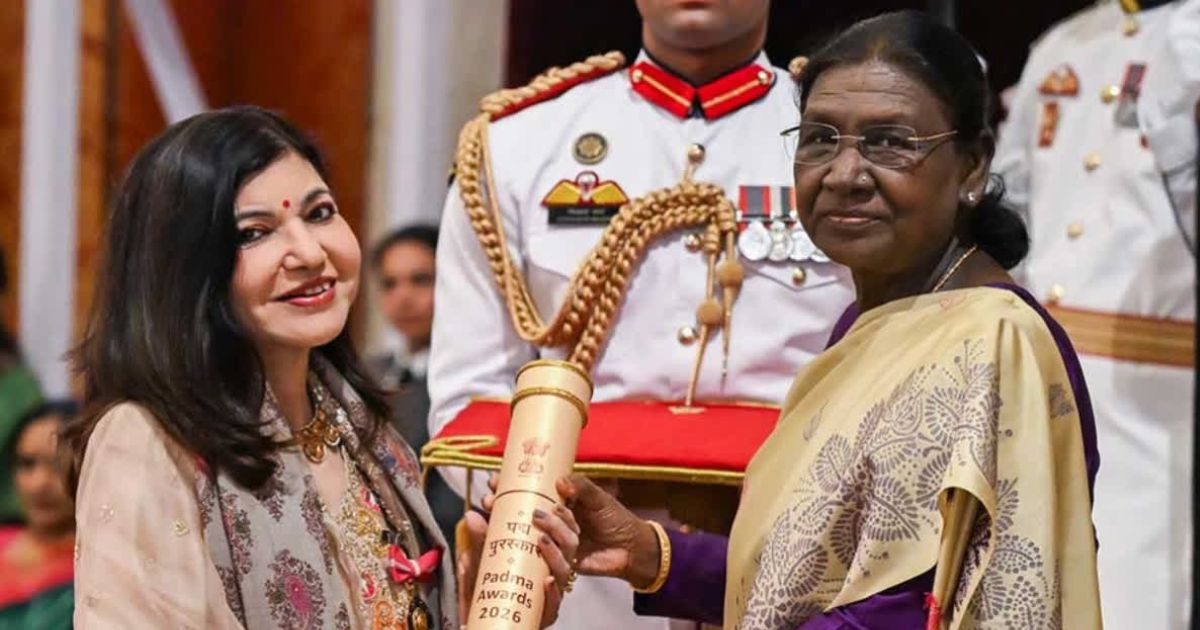 पद्म भूषण सम्मान मिलने के बाद भावुक हुईं अलका याज्ञनिक, दो साल की स्वास्थ्य लड़ाई को किया याद