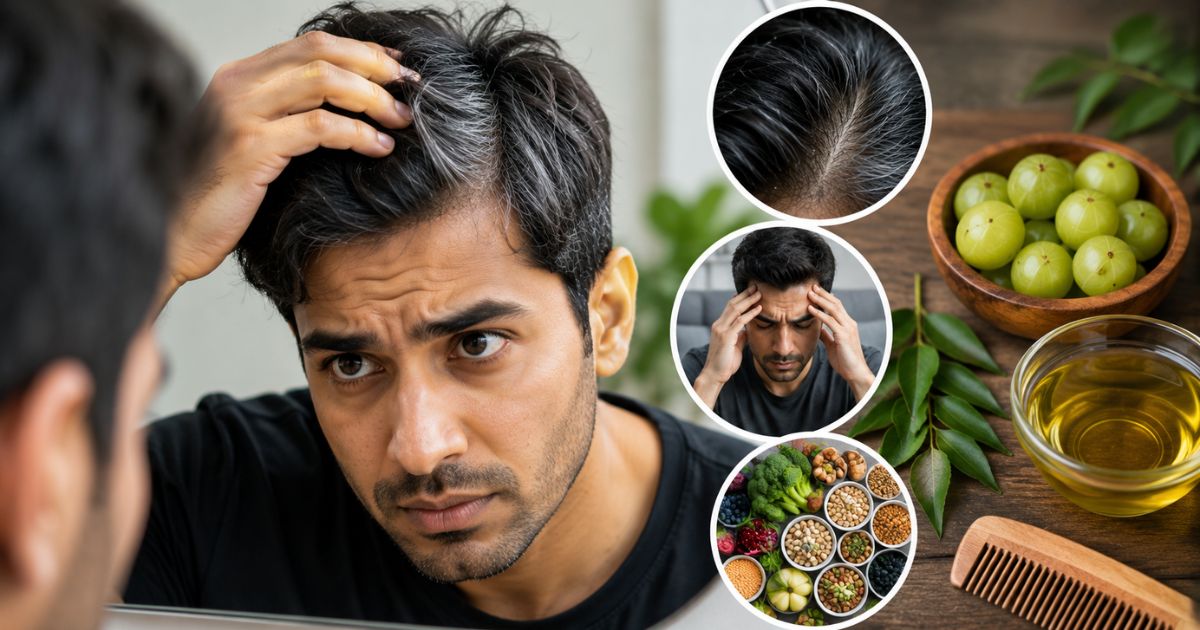 कम उम्र में बाल क्यों हो जाते हैं सफेद? जानिए कारण, बचाव और हेयर केयर के असरदार उपाय