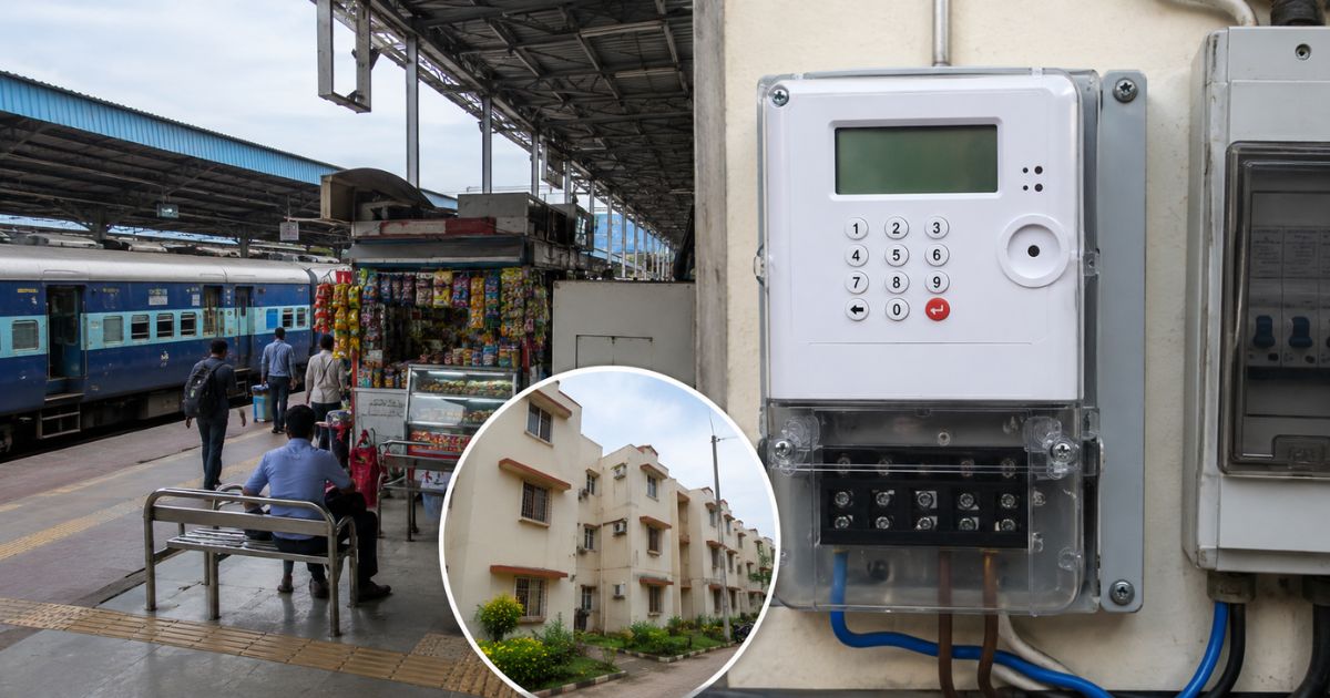 टाटानगर स्टेशन के स्टॉल और रेलवे क्वार्टर में लगेंगे स्मार्ट प्रीपेड मीटर