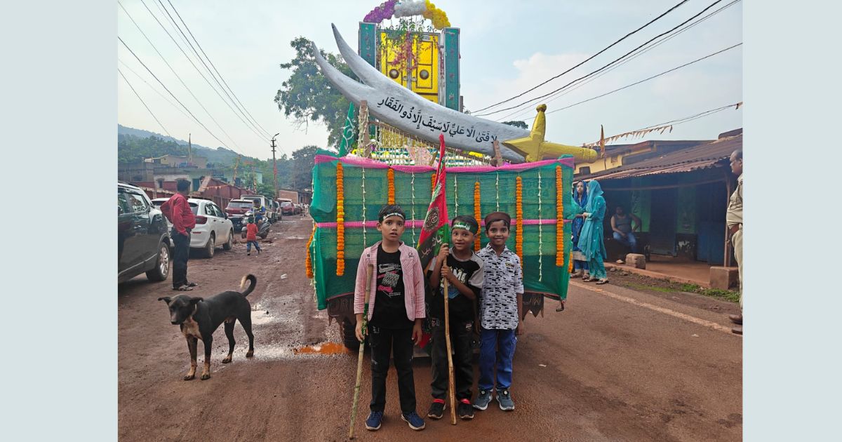 बोलानी मे शांतिपूर्ण माहौल मे निकाला गया मूहर्रम  का जूलस। बोलानी पुलिस द्वारा  सुरक्षा का पुख्ता व्यवस्था की गई थी।