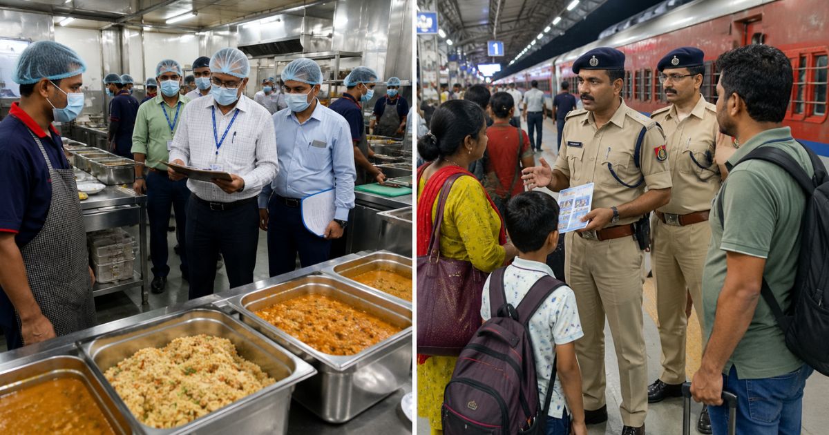 ट्रेनों में स्वच्छता पर आईआरसीटीसी की सख्ती