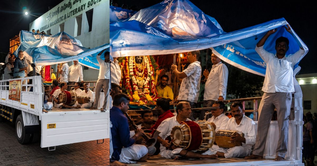 मूसलाधार बारिश में भी नहीं डिगी आस्था, 57वें श्री वेंकटेश्वर स्वामी ब्रह्मोत्सवम् के छठे दिन हनुमंत वाहन पर निकले भगवान बालाजी