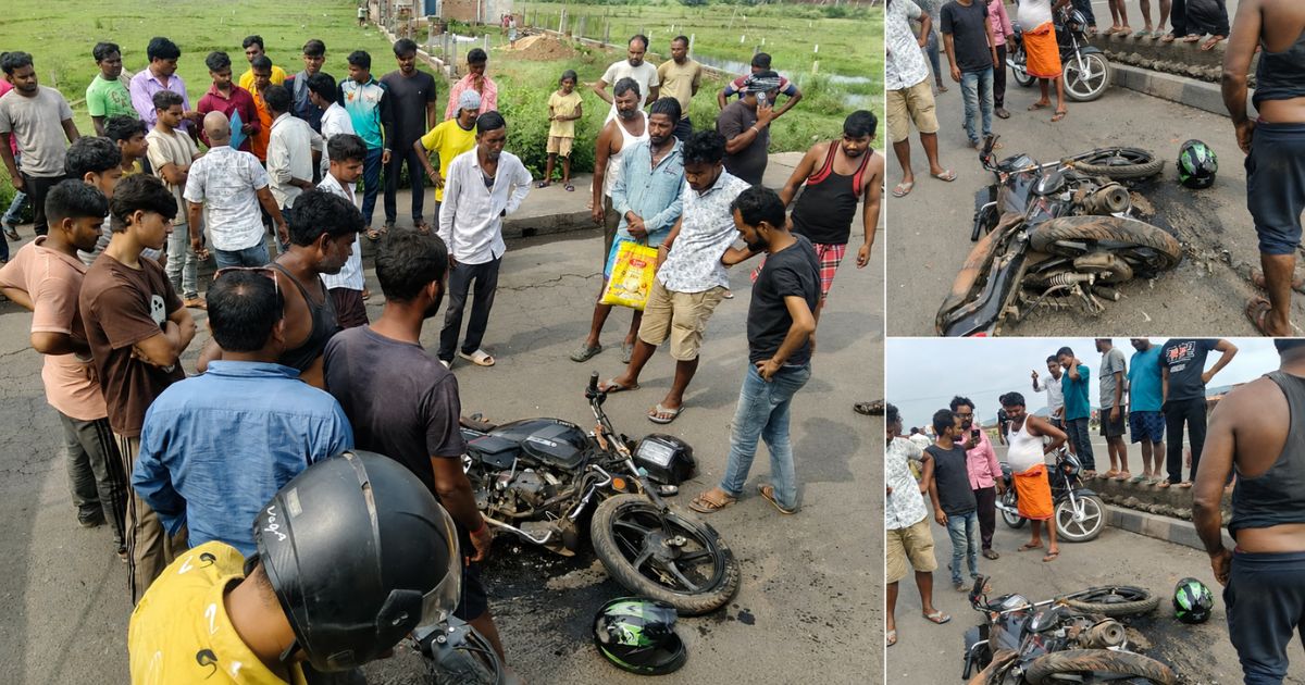 राजनगर में दर्दनाक सड़क हादसा: मालवाहक वाहन की टक्कर से महिला की मौत, पति गंभीर घायल