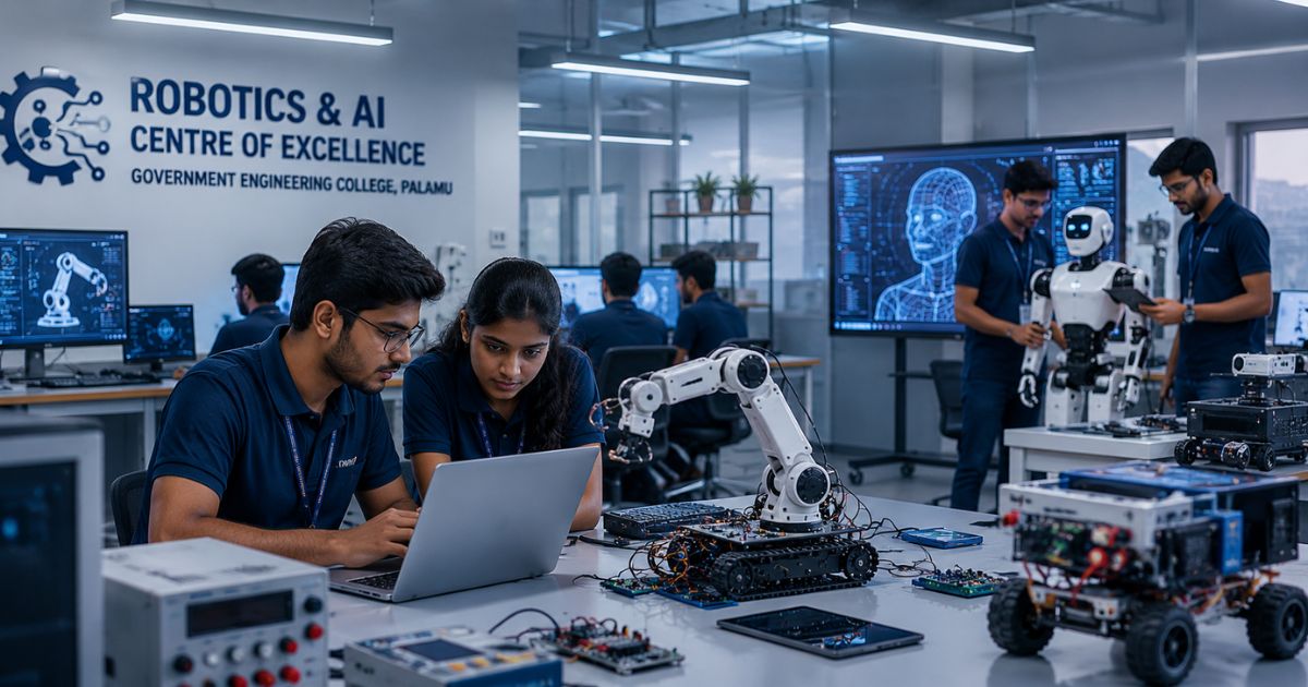 पलामू इंजीनियरिंग कॉलेज में बनेंगे Robotics और AI के सेंटर ऑफ एक्सीलेंस, छात्रों को मिलेगी हाईटेक ट्रेनिंग