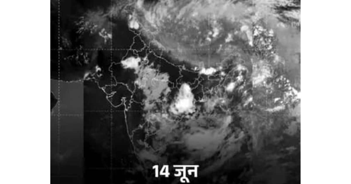 सैटेलाइट तस्वीरों में देश से मानसूनी बादल गायब