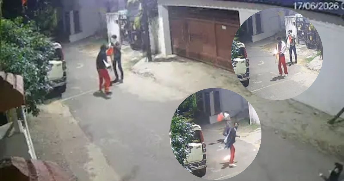 रांची में RSS कार्यालय पर पेट्रोल बम से हमला, CCTV फुटेज में कैद हुए संदिग्ध