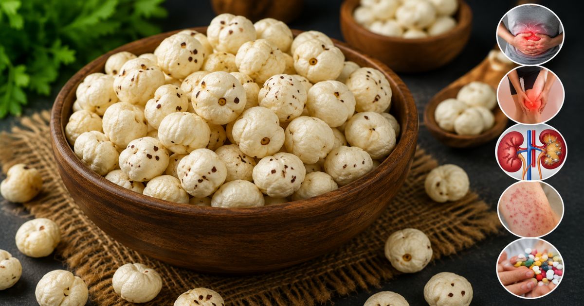 Makhana Side Effects: इन 5 लक्षणों को न करें नजरअंदाज, वरना मखाना पहुंचा सकता है नुकसान