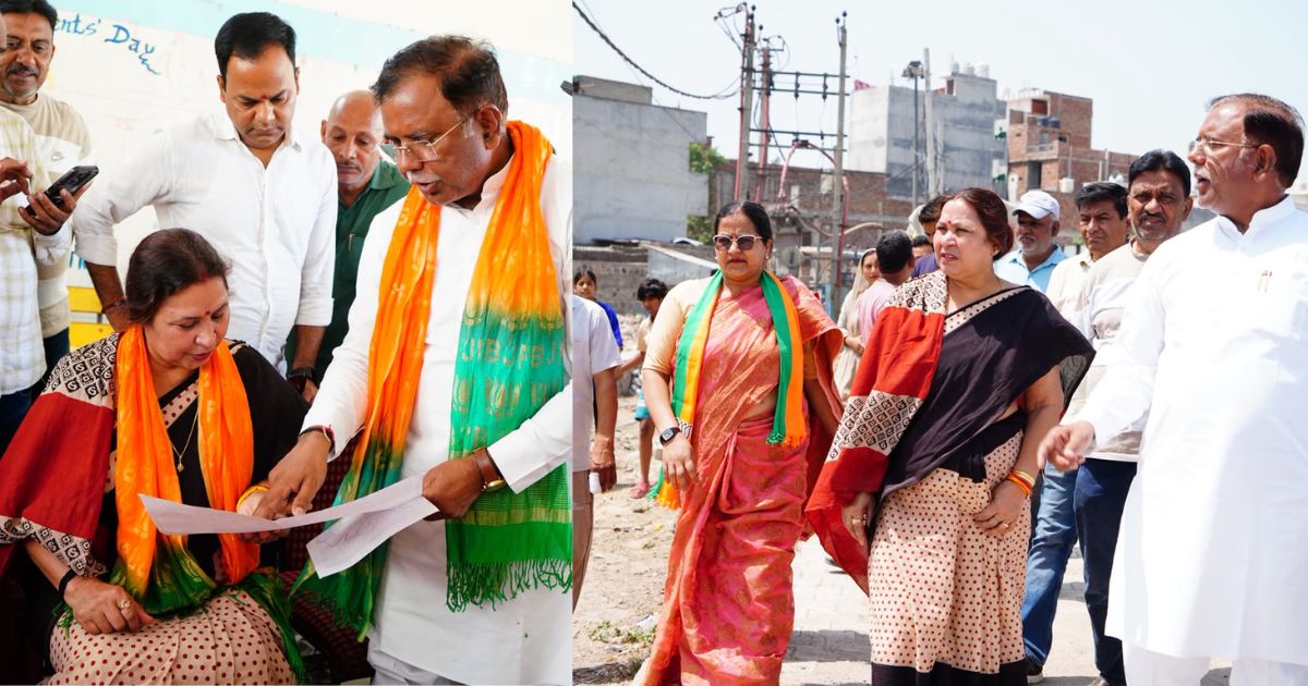 स्थायी समिति अध्यक्ष सत्या शर्मा ने मुकुंदपुर वार्ड का दौरा किया, विकास कार्यों की समीक्षा