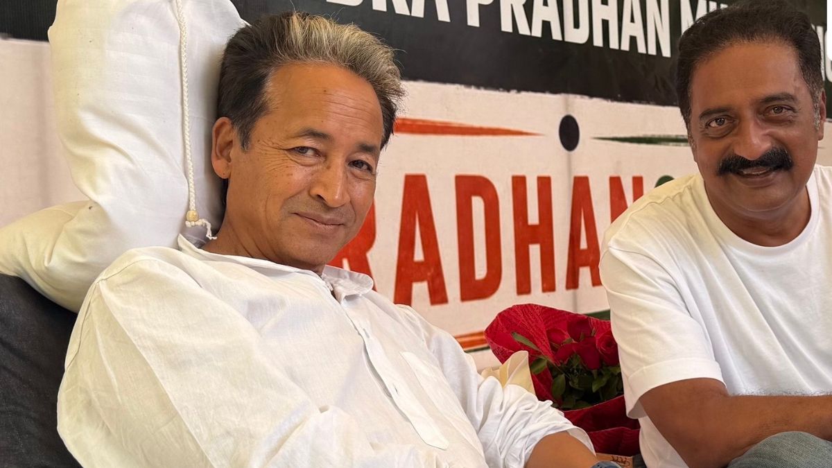NEET Protest Sonam Wangchuk Prakash Raj