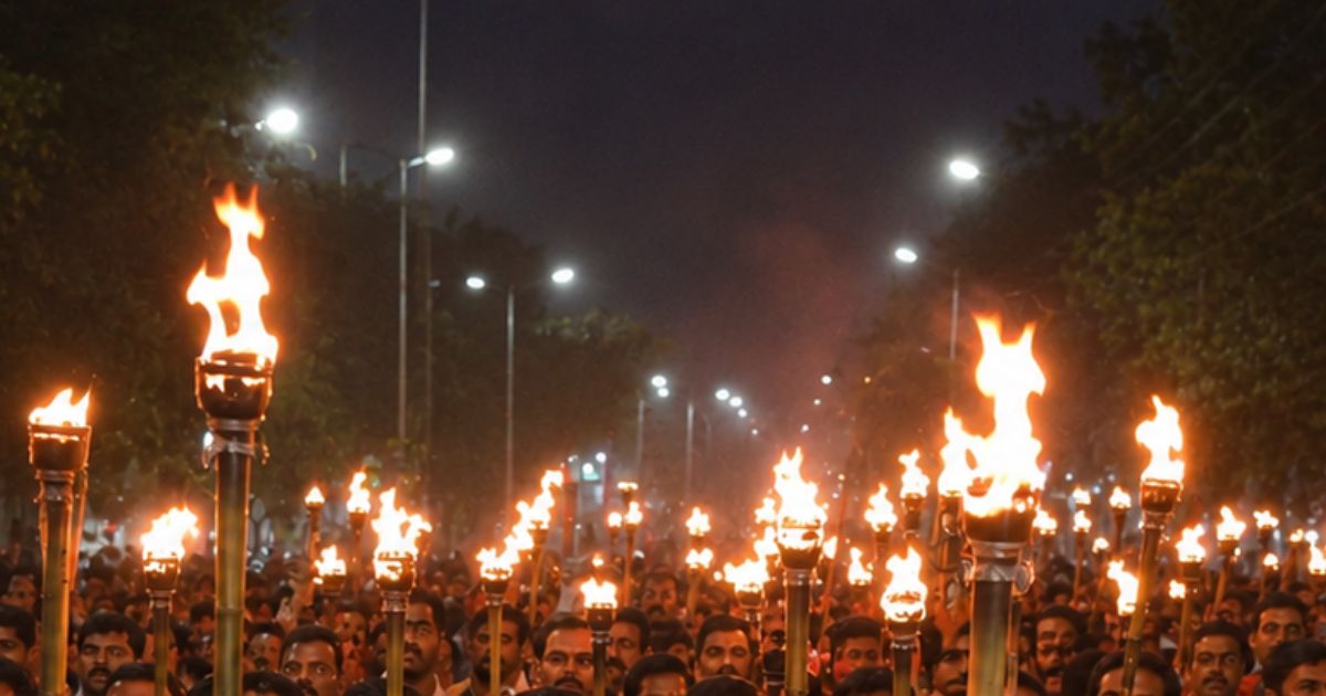 48 घंटे का दिया अल्टीमेटम, मशाल जुलूस आज, कल शहर बंद रहेगा