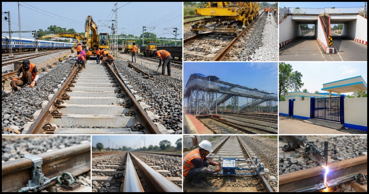 Eastern Railway ने Q1 में बनाया रिकॉर्ड, ट्रैक नवीनीकरण और सुरक्षा कार्यों में हासिल की बड़ी उपलब्धि