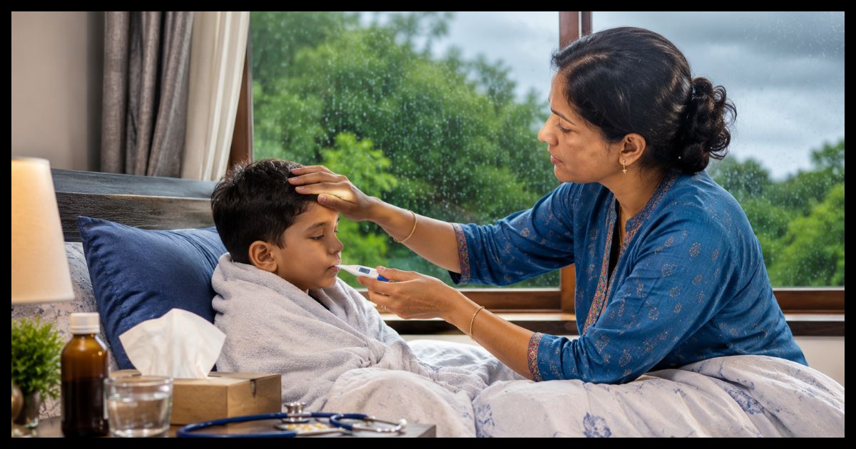 बारिश के मौसम में बच्चों का रखें खास ध्यान, इन आसान उपायों से रहें स्वस्थ