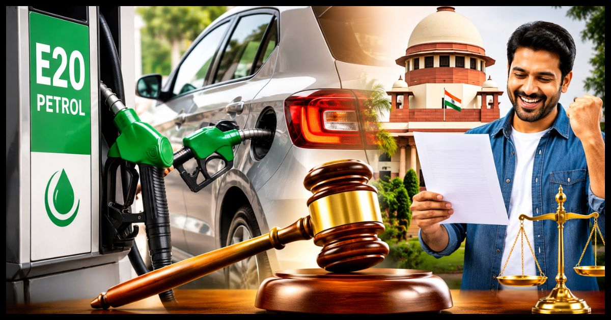 E20 पेट्रोल मामले में उपभोक्ता को बड़ी राहत, उपभोक्ता आयोग ने वाहन मालिक के पक्ष में सुनाया ऐतिहासिक फैसला