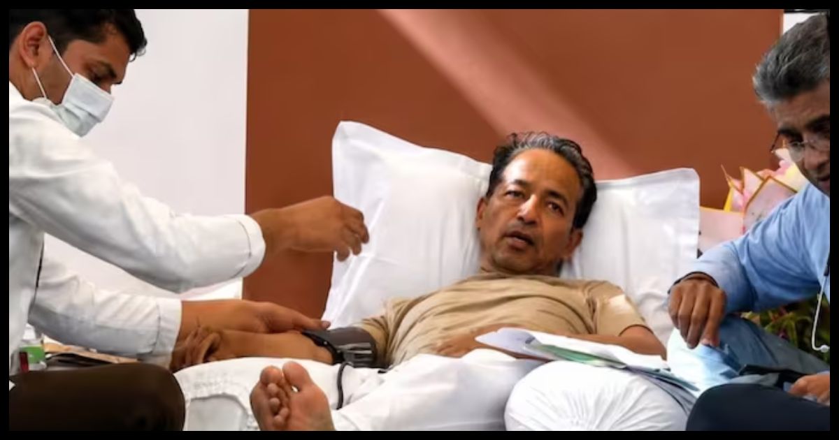 20 दिन की भूख हड़ताल के बाद भी इलाज से इनकार, सोनम वांगचुक की हालत पर डॉक्टरों की चिंता बढ़ी