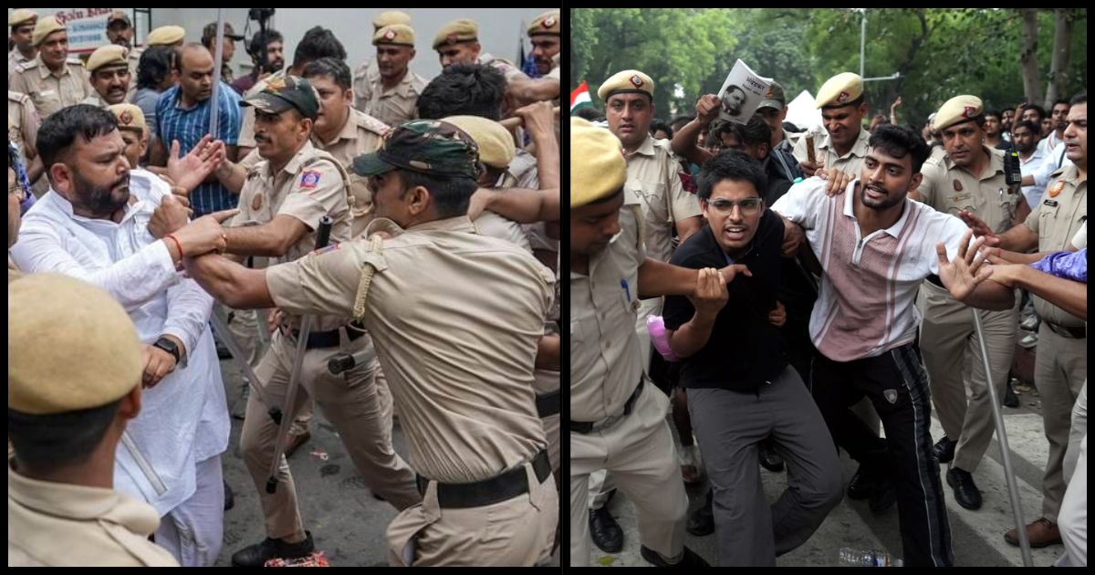 पुलिस ने कॉकरोच जनता पार्टी समर्थकों को जंतर-मंतर से हटाया:CJP बोली- पुलिस ने निहत्थों को पीटा