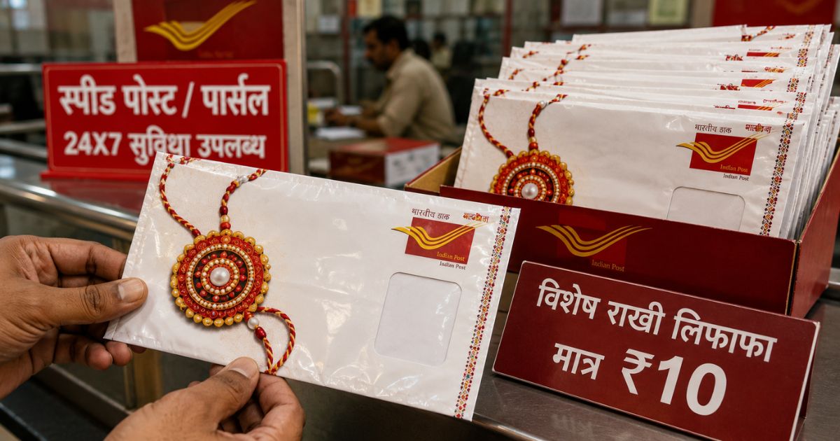 डाक विभाग की पहल, ₹10 में मिलेंगे विशेष राखी लिफाफे