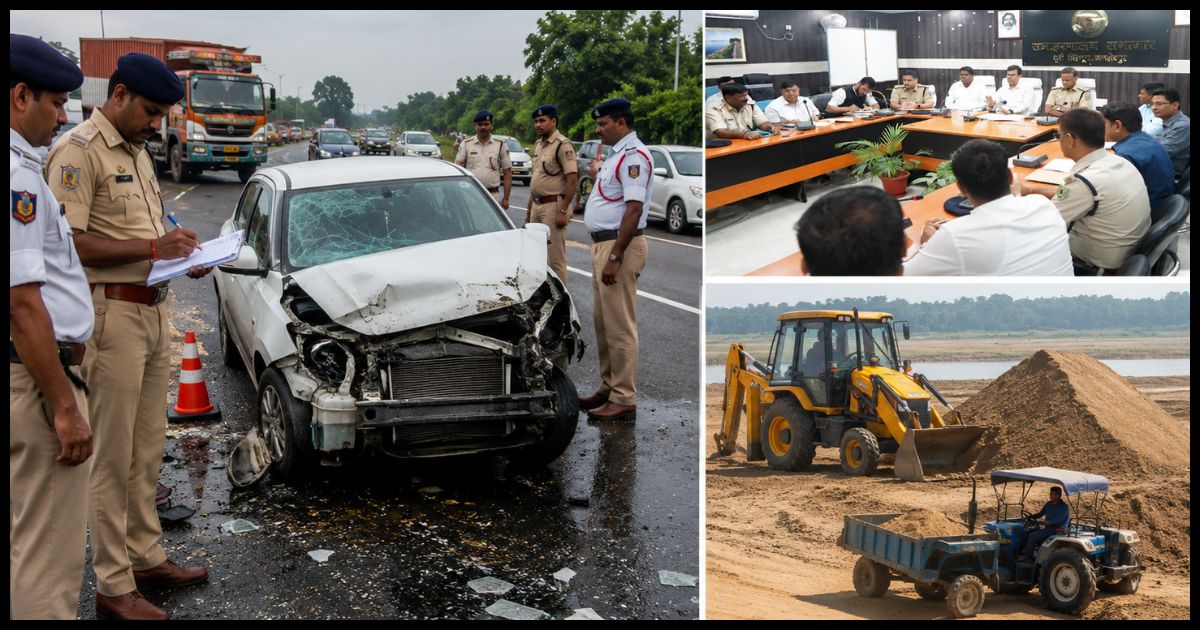 जून में 24 सड़क हादसे में 11 की मौत, 475 ड्राइविंग लाइसेंस सस्पेंड, 27 लाख से ज्यादा जुर्माना वसूला