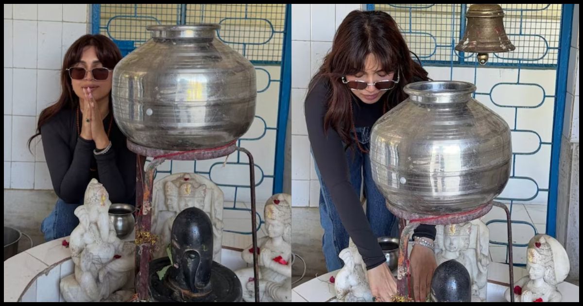 सावन में शिव मंदिर पहुंचीं भूमि पेडनेकर, सनग्लासेस पहनकर पूजा करने पर सोशल मीडिया पर छिड़ी बहस
