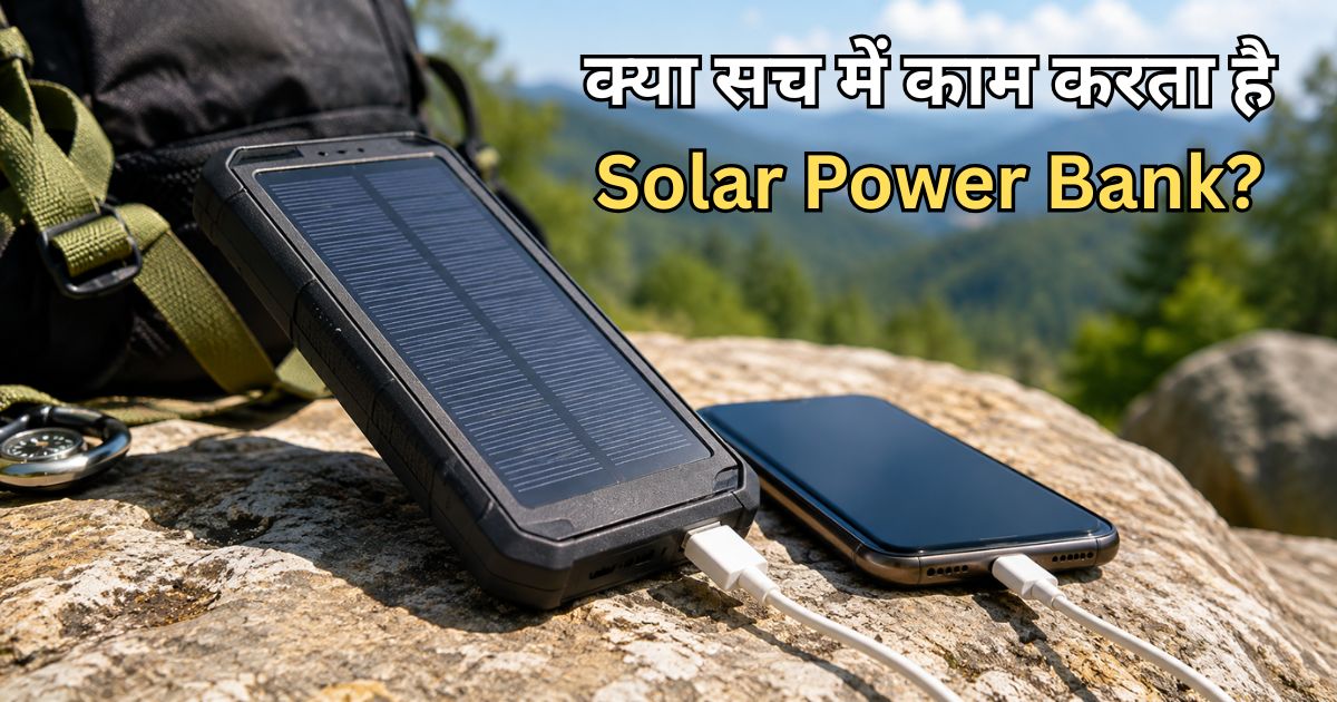 Solar Power Bank खरीदने से पहले जान लें सच्चाई, क्या यह वाकई काम आता है या सिर्फ मार्केटिंग?
