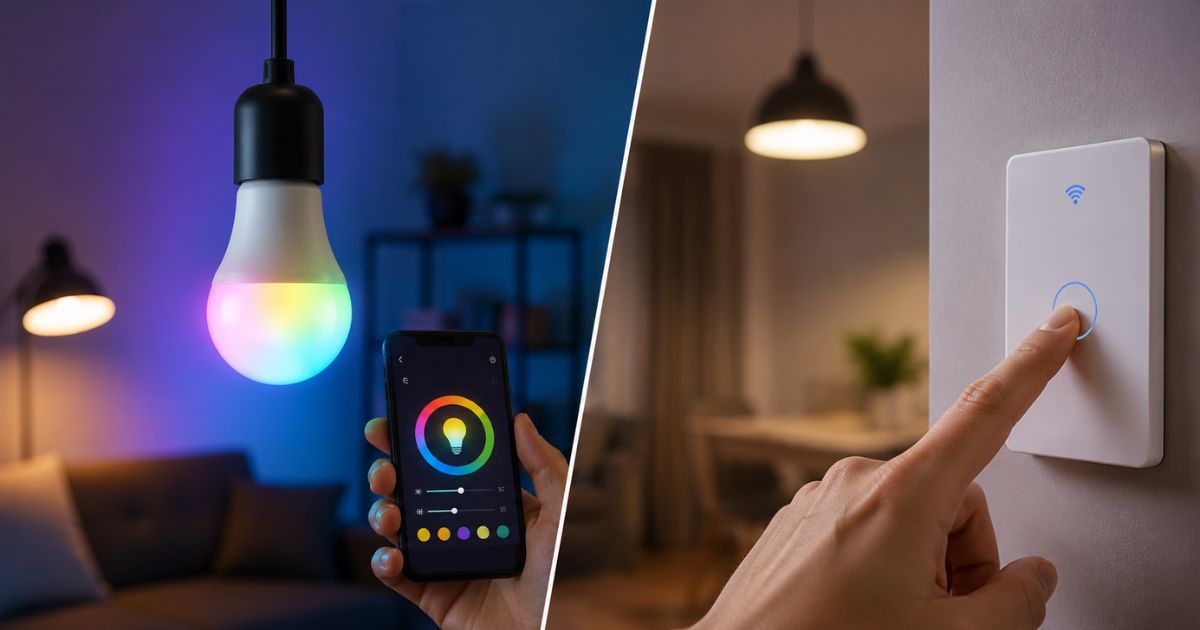 Smart Bulb vs Smart Switch: आपके घर के लिए कौन है बेहतर? जानें दोनों में अंतर और सही विकल्प