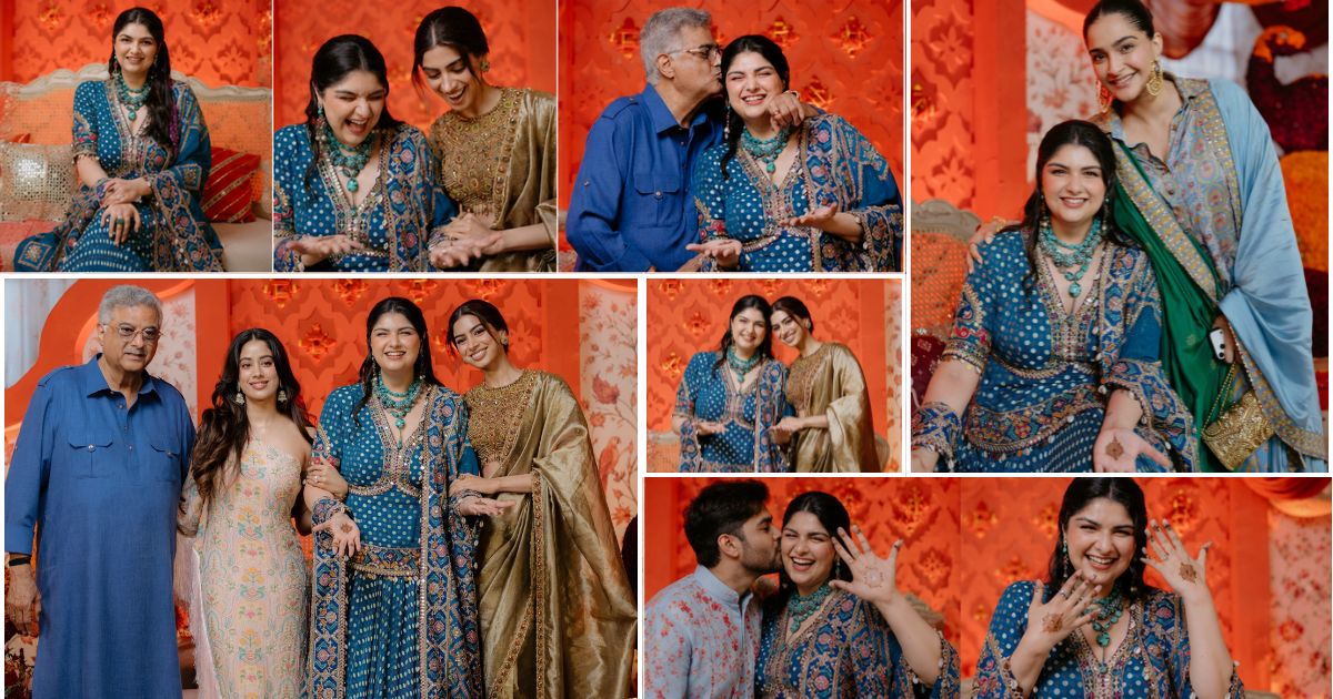 Anshula Kapoor की मेहंदी बनी यादगार, जाह्नवी और खुशी कपूर के सरप्राइज ने जीता दिल