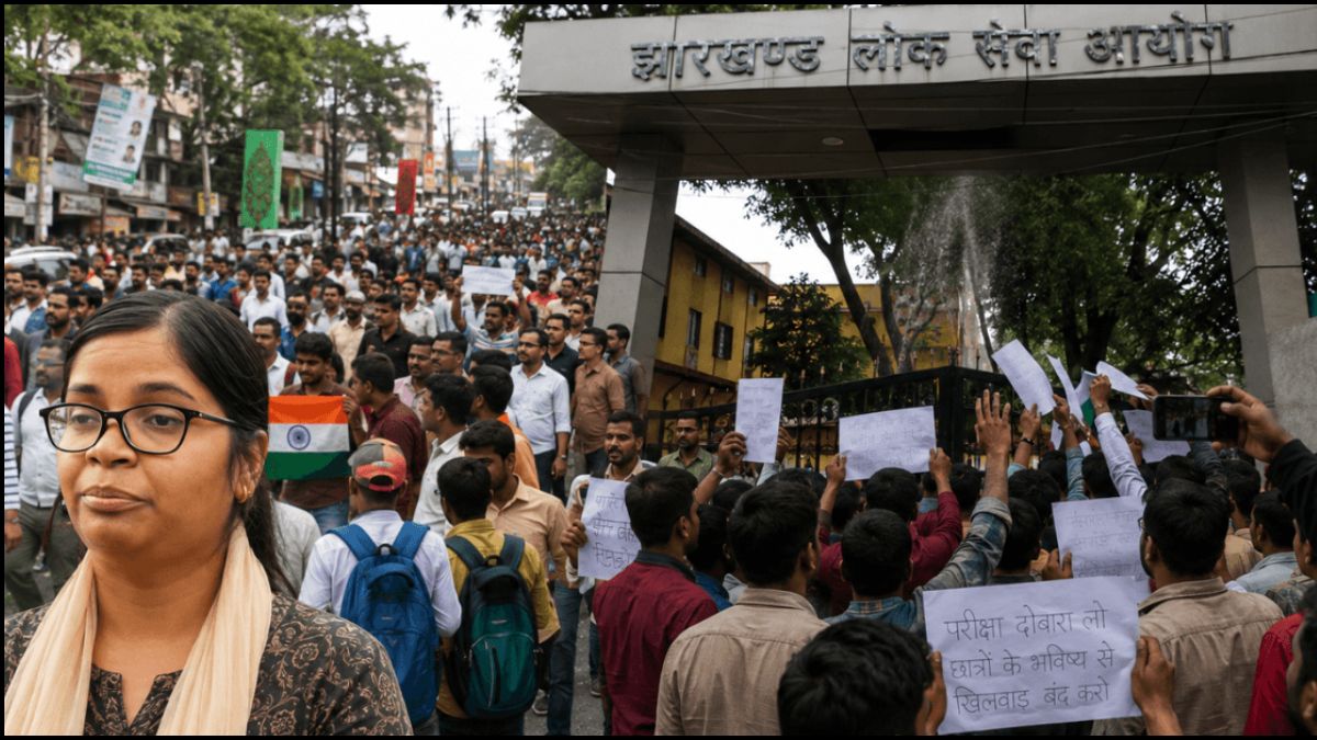 JPSC Protest Ranchi