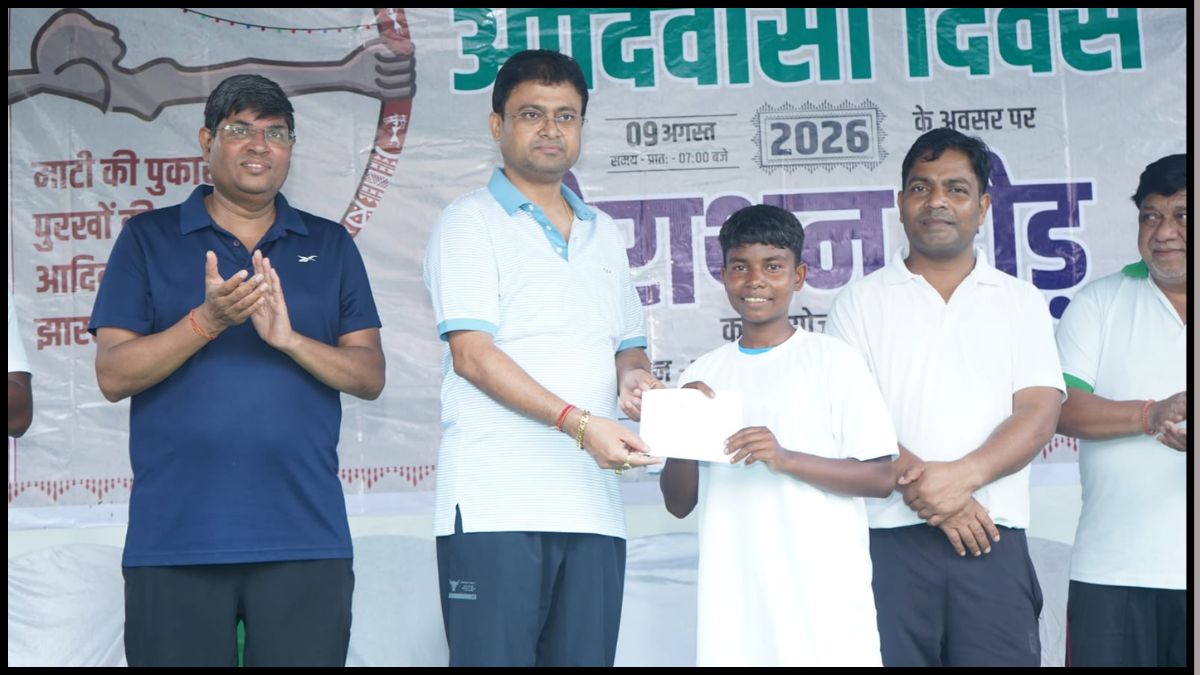 आदिवासी महोत्सव में दौड़ा पश्चिमी सिंहभूम, क्रॉस कंट्री रेस में मांगू और प्रतिका ने मारी बाजी