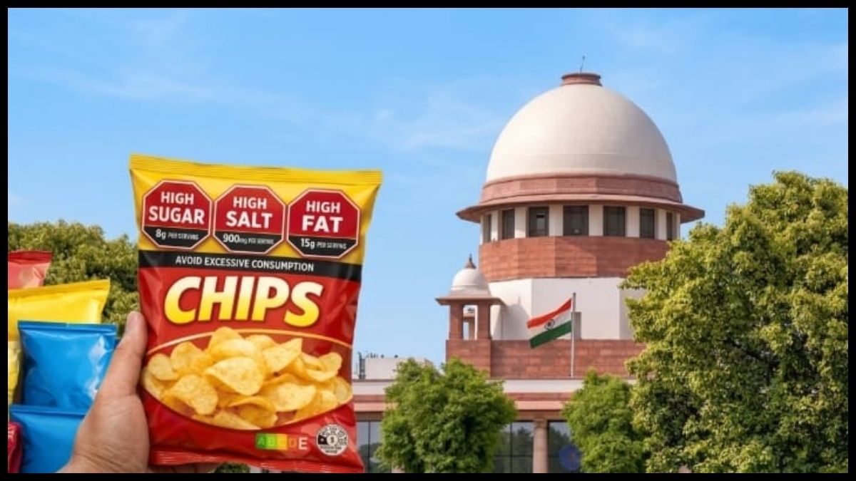 ज्यादा शक्कर-तेल वाली खाने-पीने की चीजों पर लगेगी चेतावनी:पैकेट पर रहेगा लाल रंग का षटकोण