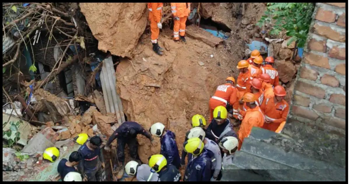 Mumbai Landslide: भारी बारिश के बीच मुंबई में बड़ा हादसा, भूस्खलन से 6 लोगों की मौत; कई मलबे में फंसे