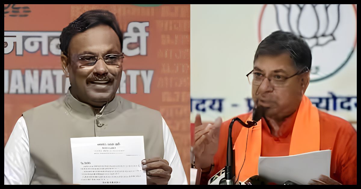 BJP ने यूपी-पंजाब के लिए नए प्रभारी नियुक्त किए, विनोद तावड़े और सतीश पूनिया को मिली जिम्मेदारी