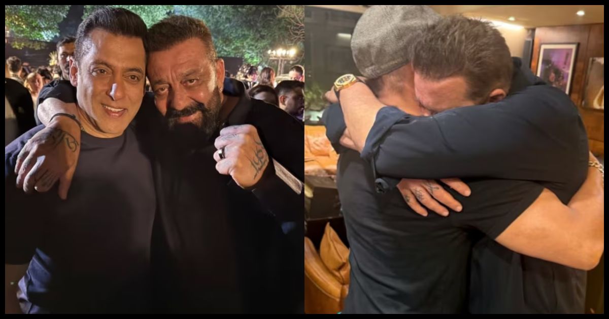 Salman Khan और Sanjay Dutt की इमोशनल मुलाकात, 'I Love You Baba' पोस्ट ने जीता फैंस का दिल