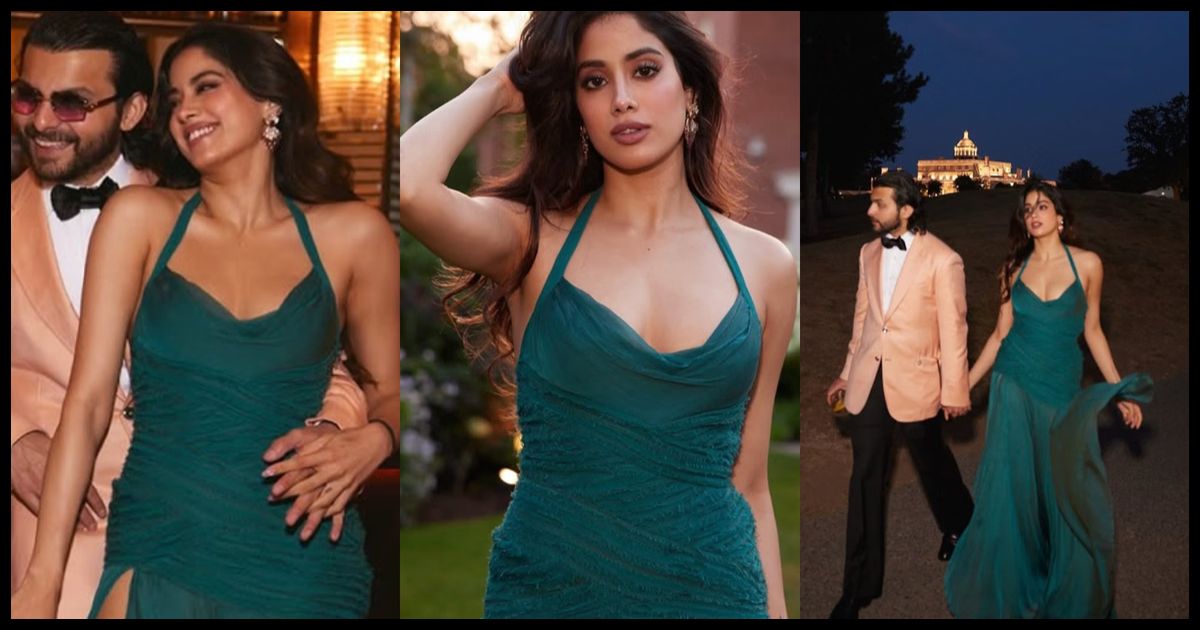Janhvi Kapoor ने बॉयफ्रेंड Shikhar Pahariya संग शेयर की रोमांटिक तस्वीरें, फैमिली फंक्शन में दिखी शानदार केमिस्ट्री