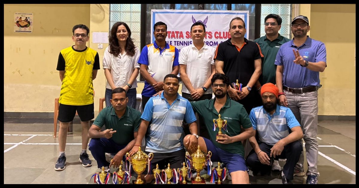 टाटा ग्रुप इंटर-कंपनी चैम्पियनशिप में टाटा स्टील का चेस और टेबल टेनिस में शानदार प्रदर्शन