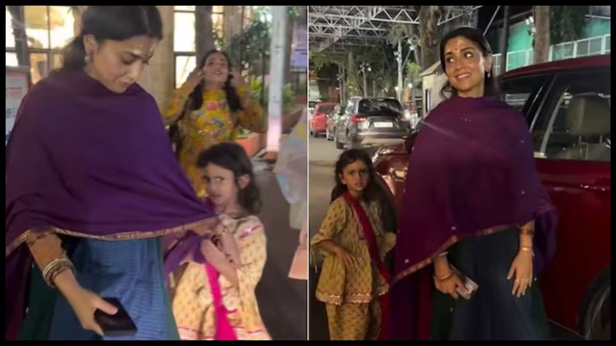 Shriya Saran की 5 साल की बेटी ने पपराजी से कहा- ‘मुझे पसंद नहीं’, कैमरे देख मां के पीछे छिपी बच्ची