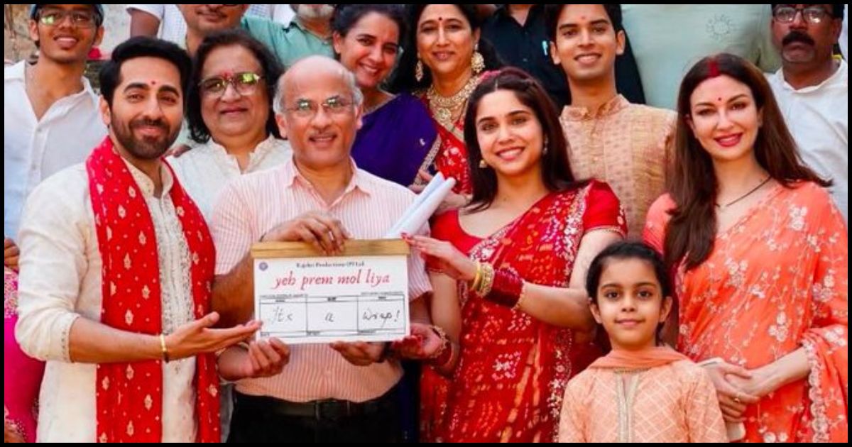 'ये प्रेम मोल लिया' की शूटिंग पूरी, आयुष्मान खुराना और शरवरी की सेट से तस्वीरें हुईं वायरल