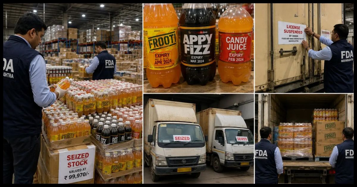 Parle Agro के वेयरहाउस में मिला एक्सपायर्ड Frooti और Appy Fizz, FDA ने लाइसेंस किया सस्पेंड