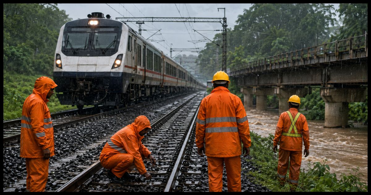 बारिश के बीच सुरक्षित रेल परिचालन की चुनौती, रेल मंत्री ने अधिकारियों को दिए सतर्कता के निर्देश