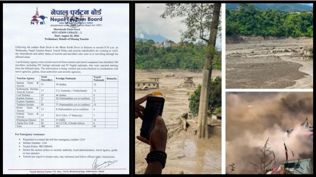 नेपाल में फ्लैश फ्लड के बाद कैलाश मानसरोवर यात्रा पर निकले करीब 400 श्रद्धालु संपर्क से बाहर