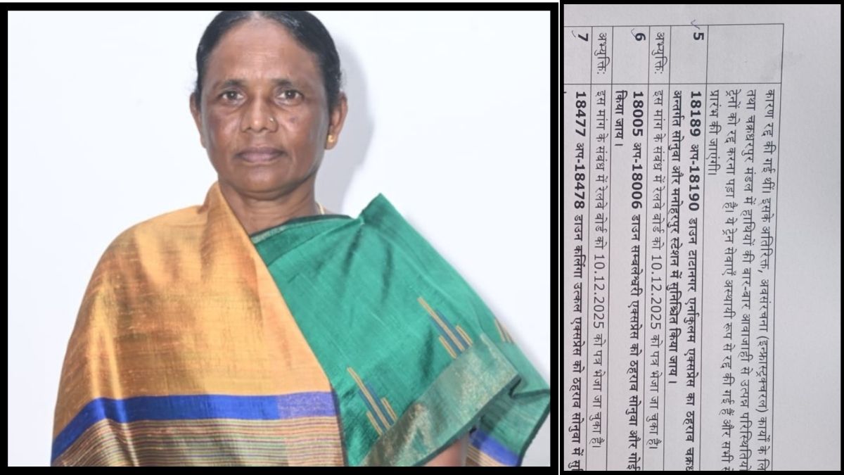 मनोहरपुर में टाटानगर-एर्नाकुलम एक्सप्रेस के ठहराव को रेलवे बोर्ड की मंजूरी, सांसद जोबा माझी का प्रयास सफल