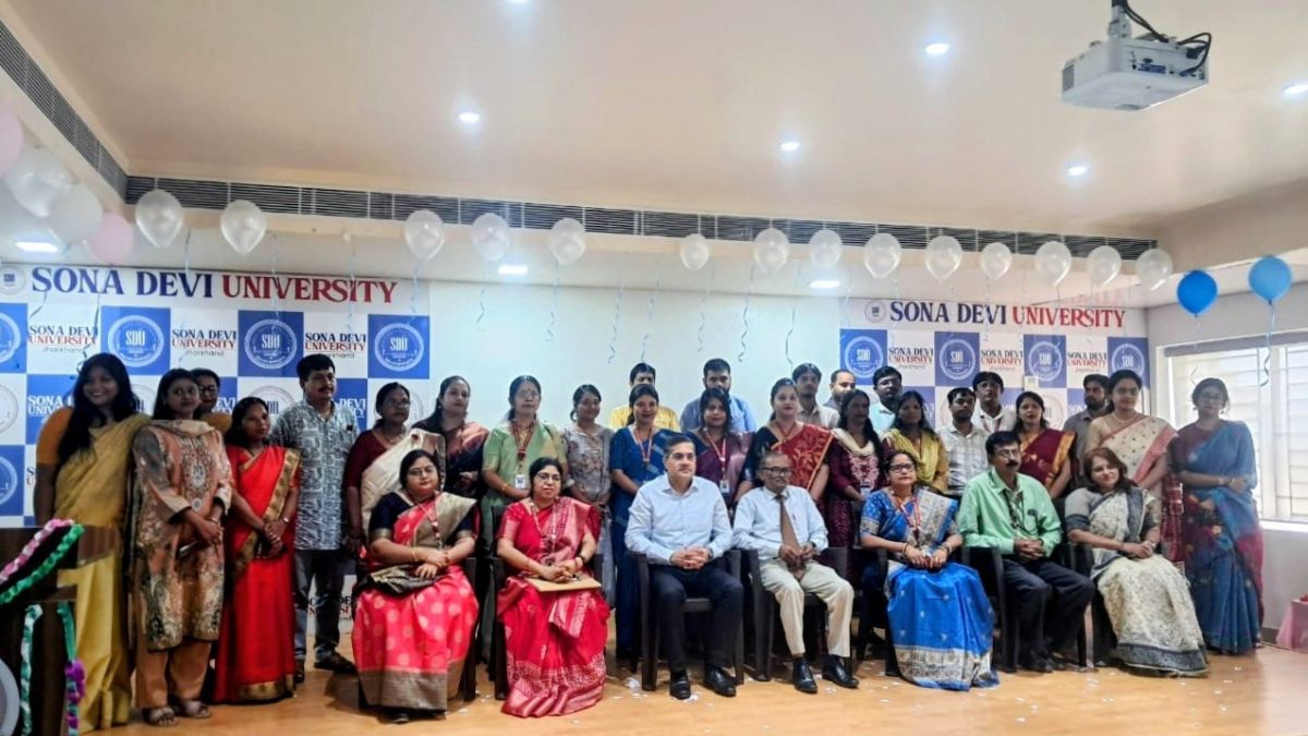 Grand cultural program organized at Sona Devi University on Teachers' Day.