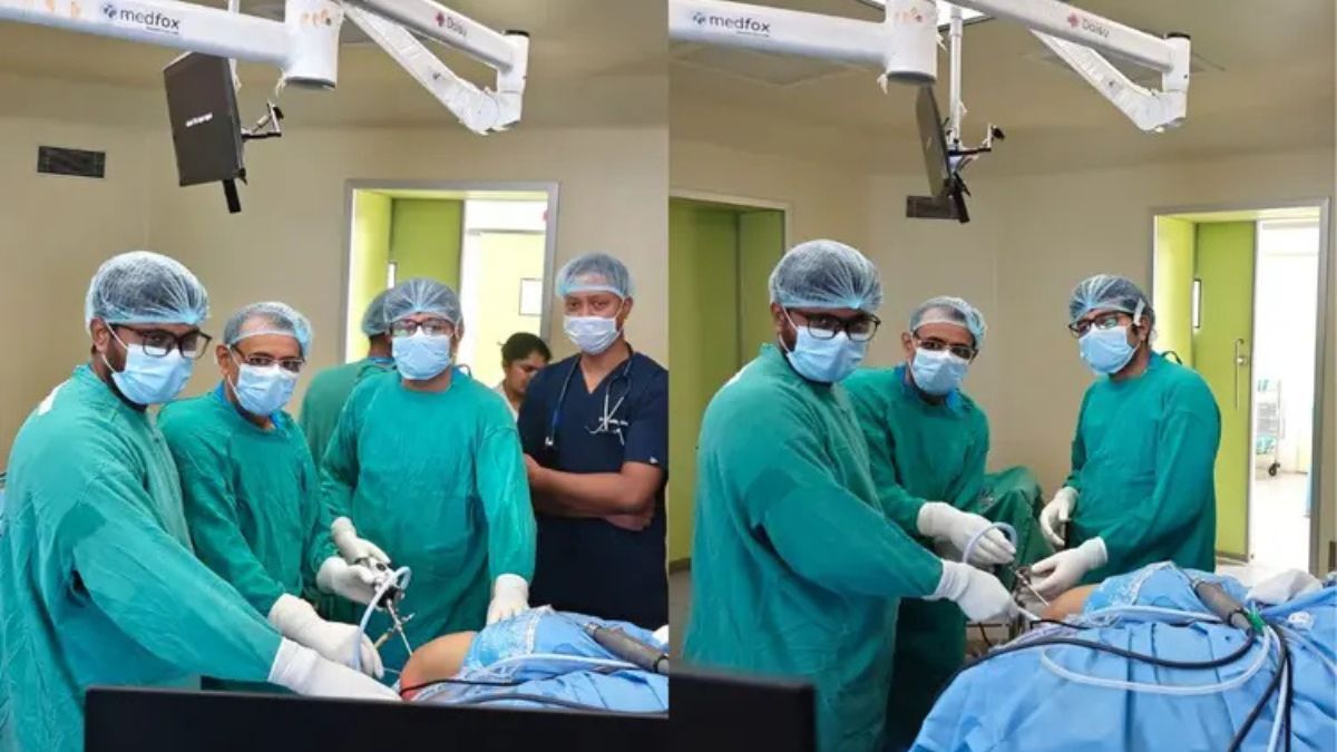 MGM's first surgery using fiber optic technology