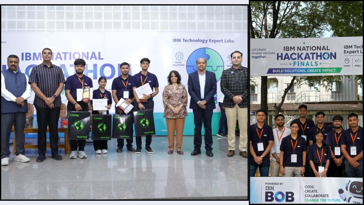 IBM नेशनल हैकथॉन में अरका जैन यूनिवर्सिटी की दोनों टीमों ने जीता विजेता का खिताब