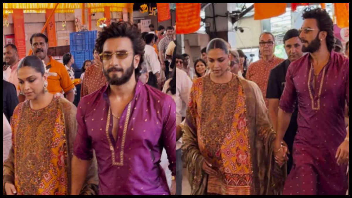 दीपिका पादुकोण और रणवीर सिंह ने सिद्धिविनायक मंदिर में दर्शन किए