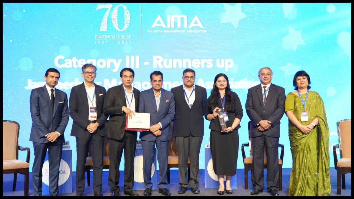 Jamshedpur Management Association ने AIMA National Management Convention 2026 में हासिल किया उपविजेता स्थान