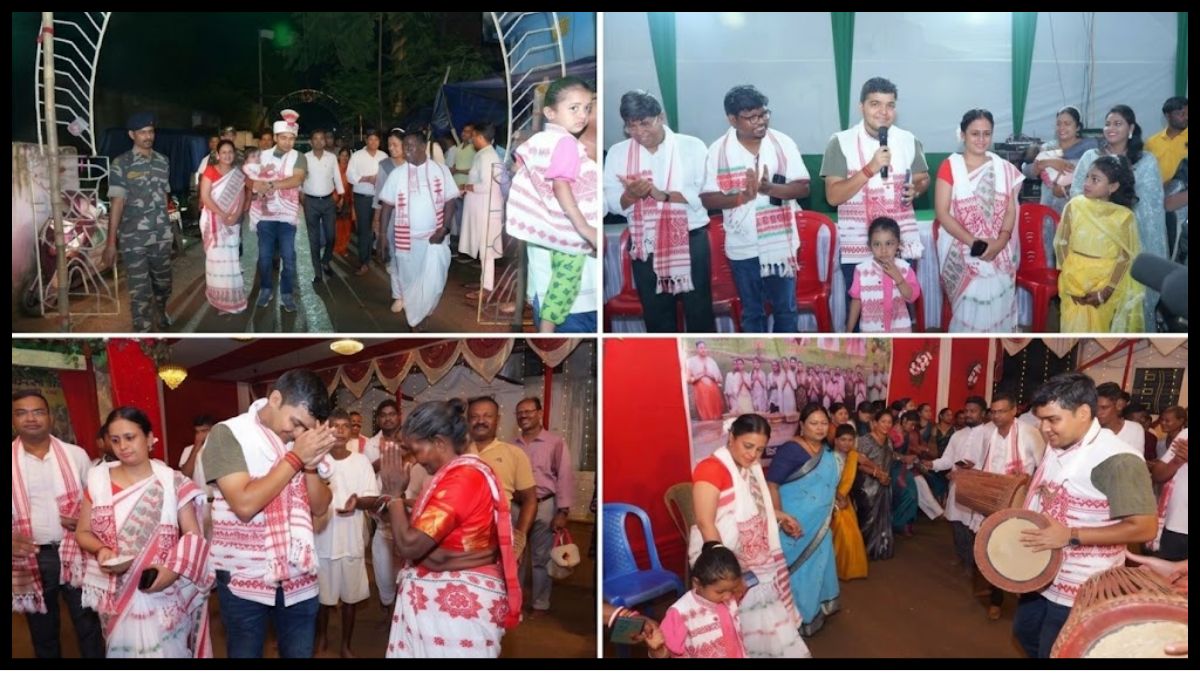 Chaibasa: करमा पूजा में शामिल हुए DC मनीष कुमार, श्रद्धालुओं के साथ किया सामूहिक झूमर नृत्य
