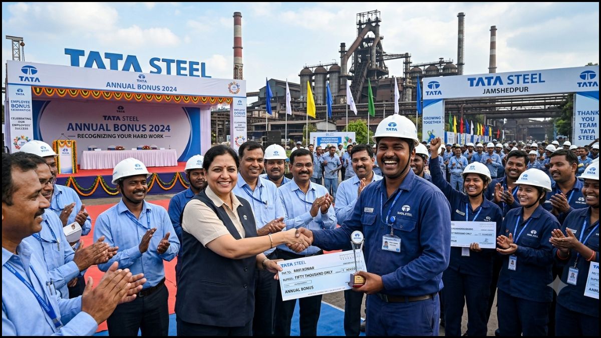 tata steel bonus
