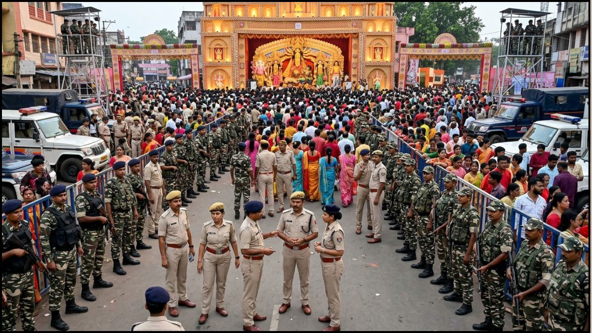 300 magistrates and 2,140 personnel will be deployed for security during Durga Puja