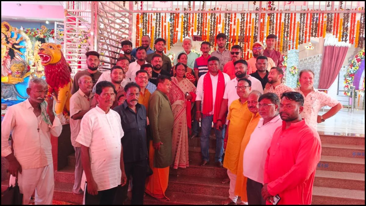 Festive fervor for Durgotsav in Manoharpur