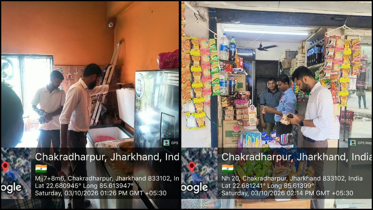 Food establishments inspected in Chakradharpur ahead of the festival