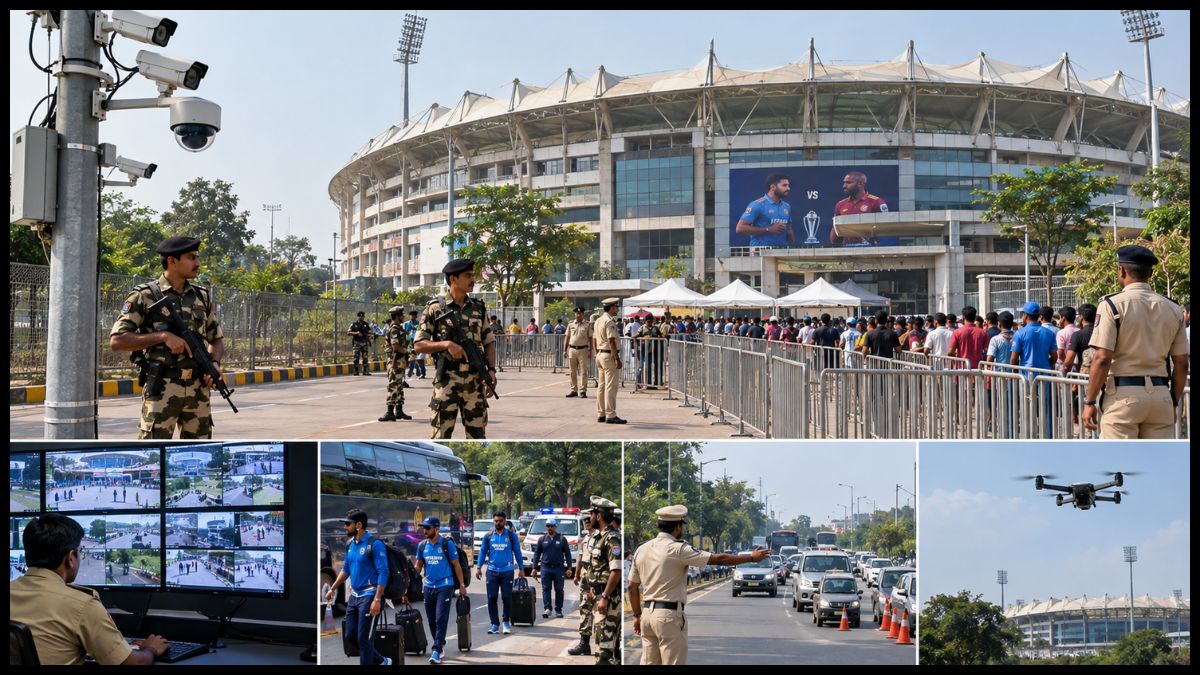 Ranchi T20: भारत-वेस्टइंडीज मैच को लेकर कड़ी सुरक्षा, JSCA स्टेडियम में 150 CCTV कैमरों से निगरानी